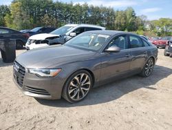 Salvage cars for sale at North Billerica, MA auction: 2014 Audi A6 Premium Plus