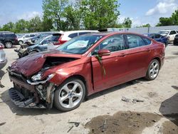 Salvage cars for sale at Bridgeton, MO auction: 2014 Ford Fusion SE