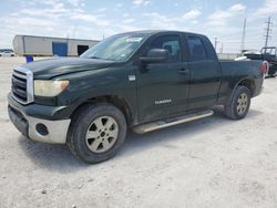 Salvage cars for sale from Copart Haslet, TX: 2010 Toyota Tundra Double Cab SR5