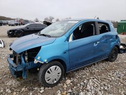 Salvage cars for sale at West Warren, MA auction: 2018 Mitsubishi Mirage ES
