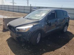 Salvage cars for sale at Elgin, IL auction: 2018 Ford Escape S