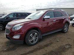 Salvage cars for sale from Copart Rocky View County, AB: 2017 Chevrolet Equinox Premier