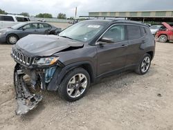 Jeep Compass salvage cars for sale: 2020 Jeep Compass Limited