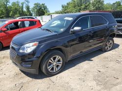 Salvage cars for sale at Baltimore, MD auction: 2016 Chevrolet Equinox LS