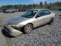Salvage cars for sale at Windham, ME auction: 2001 Honda Accord LX