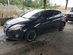 Salvage cars for sale at Gaston, SC auction: 2012 Ford Focus SE