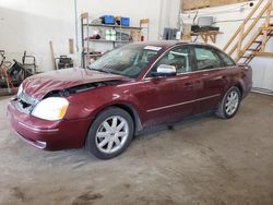 Salvage cars for sale at Ham Lake, MN auction: 2006 Ford Five Hundred Limited