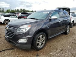 Salvage cars for sale at auction: 2016 Chevrolet Equinox LTZ