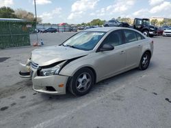 Salvage cars for sale at Orlando, FL auction: 2012 Chevrolet Cruze LS
