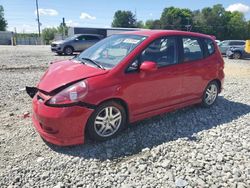 Vehiculos salvage en venta de Copart Mebane, NC: 2007 Honda FIT S