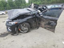 Salvage cars for sale at Waldorf, MD auction: 2019 Infiniti Q50 Luxe