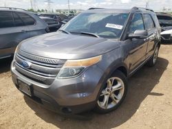 Salvage cars for sale at Elgin, IL auction: 2011 Ford Explorer Limited