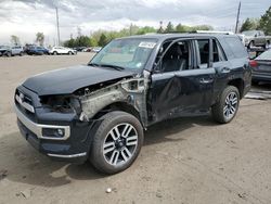Salvage cars for sale at Denver, CO auction: 2022 Toyota 4runner Limited