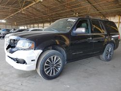 Salvage cars for sale at Phoenix, AZ auction: 2017 Lincoln Navigator Select