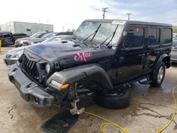 Salvage cars for sale at Chicago Heights, IL auction: 2020 Jeep Wrangler Unlimited Sport