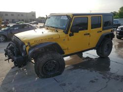 Salvage cars for sale from Copart Wilmer, TX: 2015 Jeep Wrangler Unlimited Rubicon