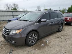 Salvage cars for sale at Lansing, MI auction: 2015 Honda Odyssey Touring