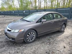 Salvage cars for sale at Candia, NH auction: 2009 Honda Civic EX