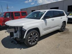 Jeep salvage cars for sale: 2023 Jeep Grand Cherokee L Overland