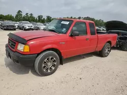 Salvage trucks for sale at Houston, TX auction: 2001 Ford Ranger Super Cab