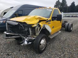 Salvage cars for sale from Copart Graham, WA: 2016 Ford F450 Super Duty