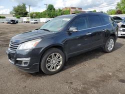 Salvage cars for sale at New Britain, CT auction: 2015 Chevrolet Traverse LT