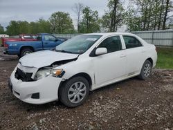 Salvage cars for sale from Copart Central Square, NY: 2010 Toyota Corolla Base