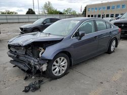 Subaru salvage cars for sale: 2016 Subaru Legacy 2.5I Premium