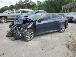 Salvage cars for sale at Gaston, SC auction: 2018 Honda Civic EX