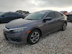 Salvage cars for sale at Temple, TX auction: 2017 Honda Civic LX