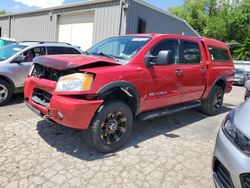Salvage cars for sale at West Mifflin, PA auction: 2010 Nissan Titan XE