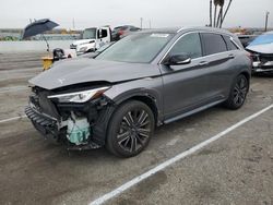 Salvage cars for sale at Van Nuys, CA auction: 2021 Infiniti QX50 Luxe