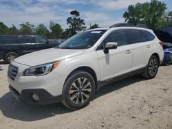 Salvage cars for sale from Copart Hampton, VA: 2016 Subaru Outback 2.5I Limited