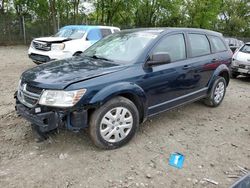 Salvage cars for sale at Cicero, IN auction: 2014 Dodge Journey SE