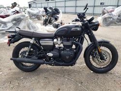 Salvage motorcycles for sale at Elgin, IL auction: 2022 Triumph Bonneville T120