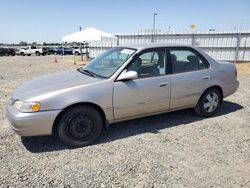 Salvage cars for sale at Sacramento, CA auction: 2000 Toyota Corolla VE