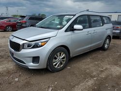 Salvage cars for sale at Central Square, NY auction: 2015 KIA Sedona L