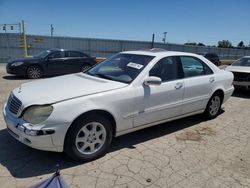 Salvage cars for sale at Dyer, IN auction: 2000 Mercedes-Benz S 500