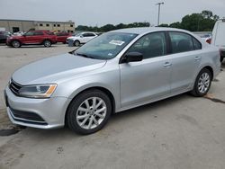 Salvage cars for sale at Wilmer, TX auction: 2015 Volkswagen Jetta SE