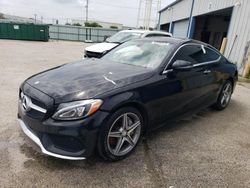 Salvage cars for sale from Copart Chicago Heights, IL: 2017 Mercedes-Benz C 300 4matic