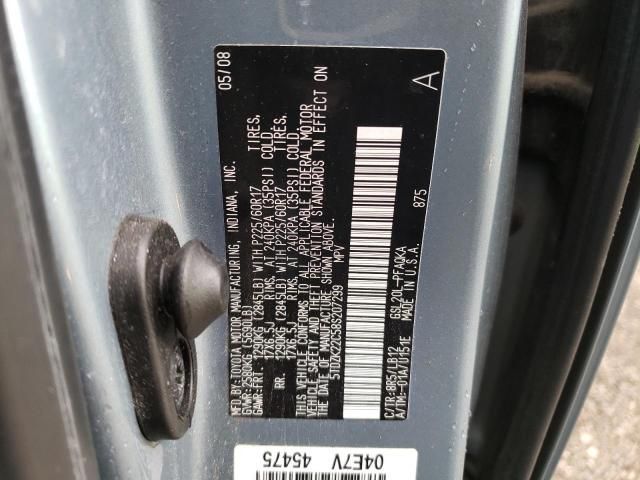 2008 Toyota Sienna XLE