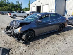 Salvage cars for sale from Copart Savannah, GA: 2014 Nissan Sentra S