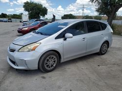 Salvage cars for sale from Copart Orlando, FL: 2012 Toyota Prius V