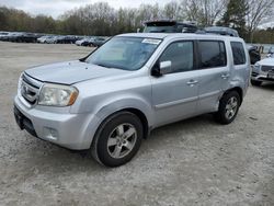 Salvage cars for sale at North Billerica, MA auction: 2010 Honda Pilot EXL