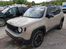 Jeep Renegade Trailhawk salvage cars for sale: 2016 Jeep Renegade Trailhawk