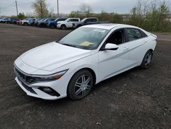 Hyundai Elantra Limited salvage cars for sale: 2024 Hyundai Elantra Limited