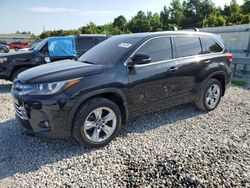 Salvage cars for sale at auction: 2018 Toyota Highlander Limited