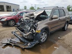 Salvage cars for sale at Elgin, IL auction: 2003 Honda CR-V EX