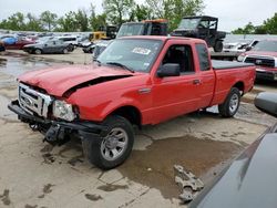 Salvage trucks for sale at Bridgeton, MO auction: 2009 Ford Ranger Super Cab