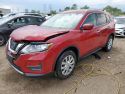 Salvage cars for sale at Elgin, IL auction: 2017 Nissan Rogue SV